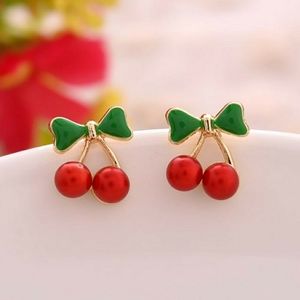 Cherry 🍒Stud Earrings 🍒 Brand New